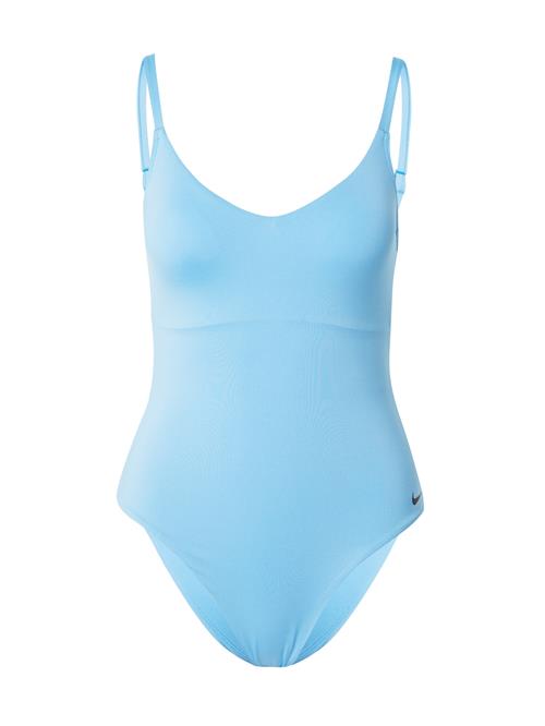 Nike Swim Sportsbadedragt  lyseblå / sort