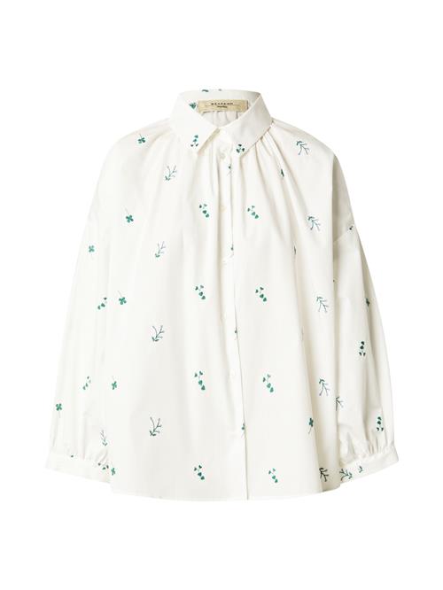 Weekend Max Mara Bluse 'GILLY'  lyseblå / smaragd / hvid