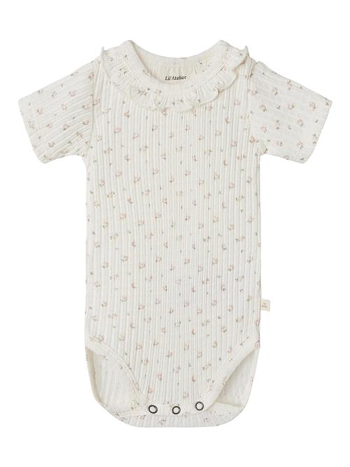 NAME IT Sparkedragt/Body  oliven / lyserød / hvid
