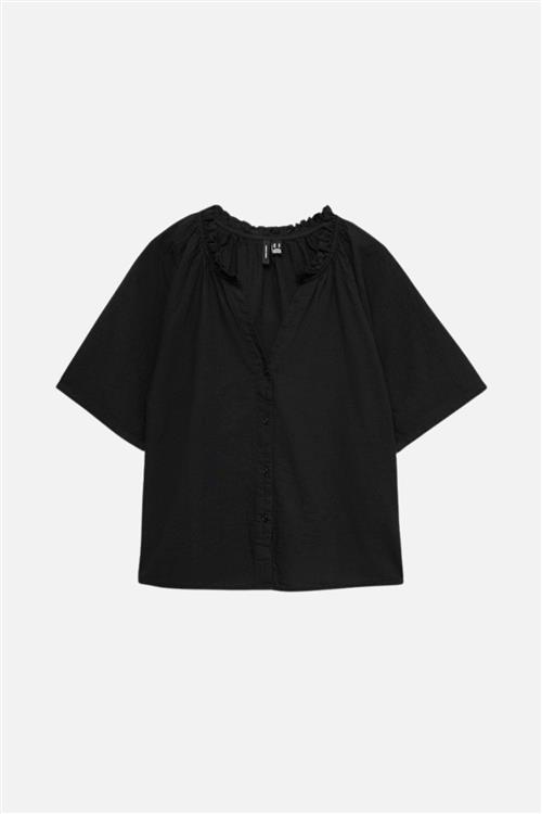 Linn Frill Top - Sort - XL - Vero Moda