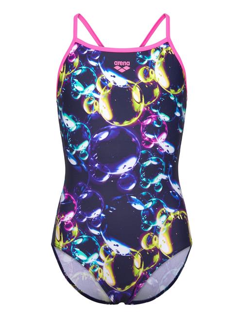 Girl's Arena Soap Bubbles Swimsuit Light Drop Back Arena Patterned