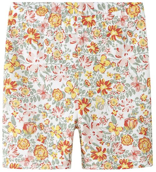 Name It Cykelshorts - NmfVayo - Bright White m. Blomster