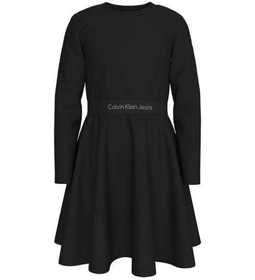 Calvin Klein Kjole - Logo Tape - Sort