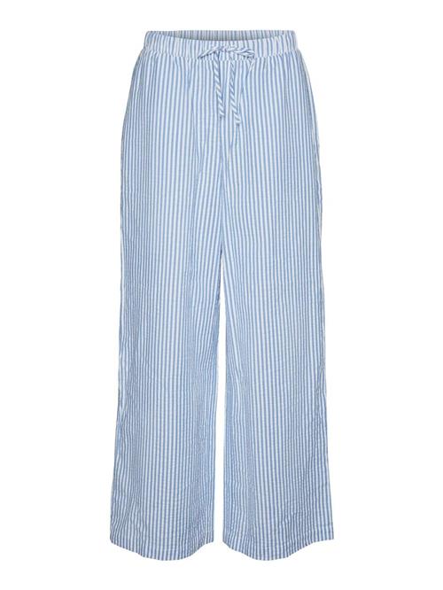VERO MODA Bukser  blå / hvid