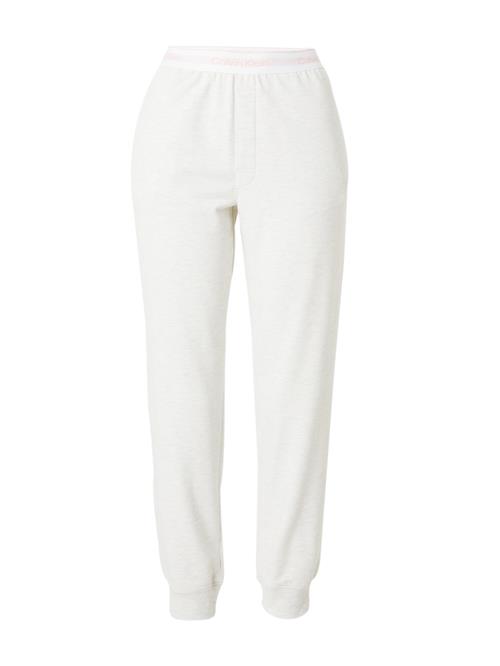 Calvin Klein Underwear Pyjamasbukser  lyserød / hvid / naturhvid