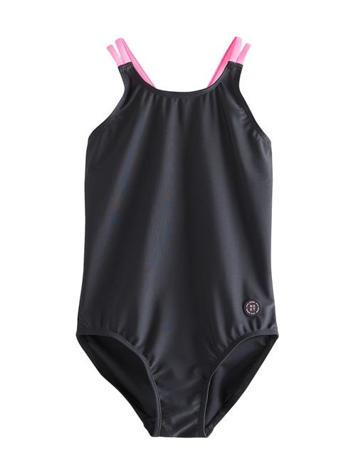 Next Badedragt  pink / sort