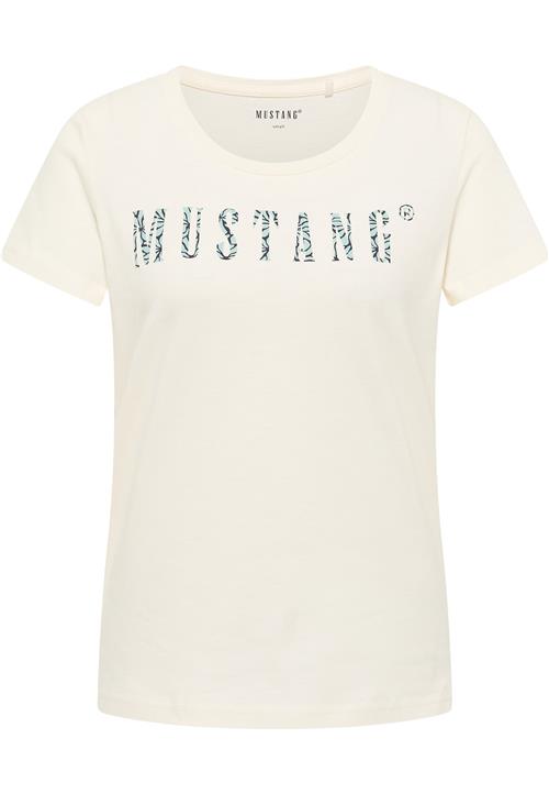 Se MUSTANG Shirts 'Alma'  lysegrøn / mørkegrøn / offwhite ved About You