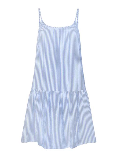 PIECES Sommerkjole 'PCSally'  lyseblå / hvid