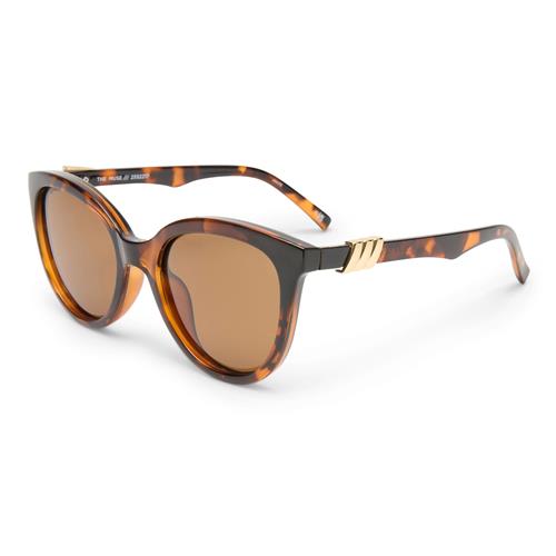 LE SPECS Solbriller 'The Muse'  brun / guld