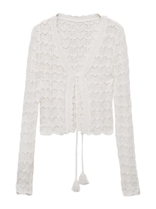 MANGO Cardigan 'PATRI'  hvid