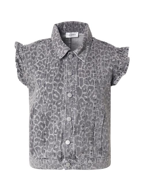 OH APRIL Vest 'Uva'  antracit / grey denim