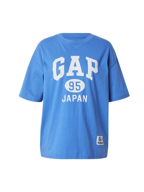 GAP Oversized bluse  turkis / hvid