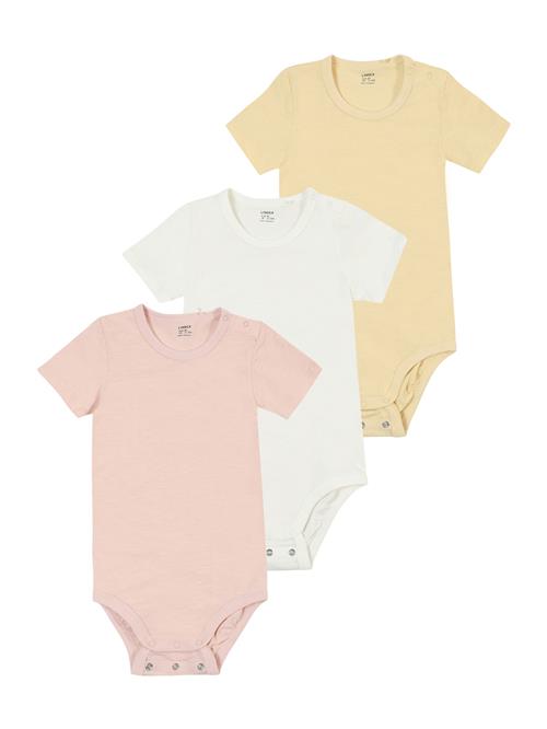 Lindex Sparkedragt/Body  lysegul / lys pink / hvid