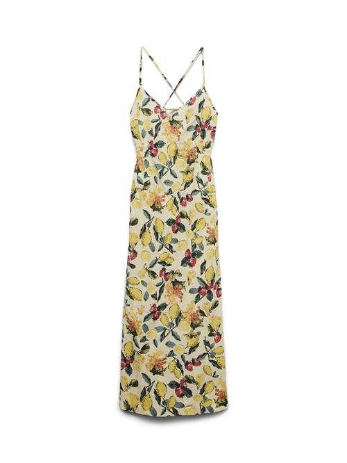 Se VERO MODA Kjole 'VMLemony'  blå / gul / grøn / hvid ved About You