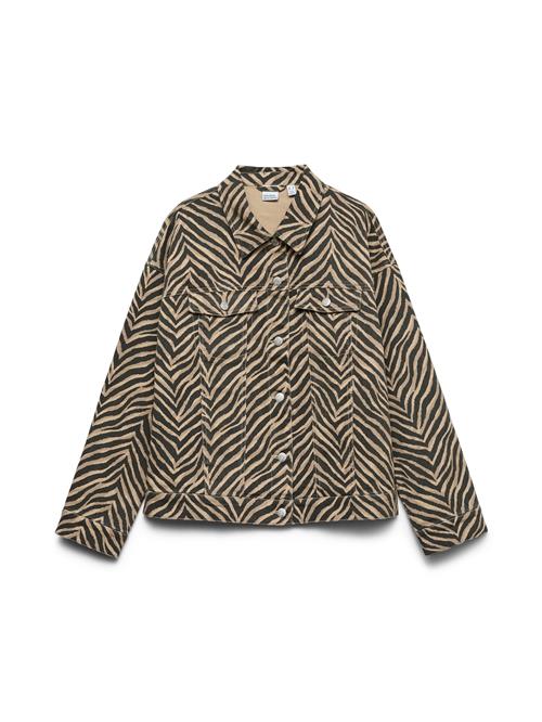 VERO MODA Overgangsjakke 'VMTessa'  brokade / lysegrå / sort