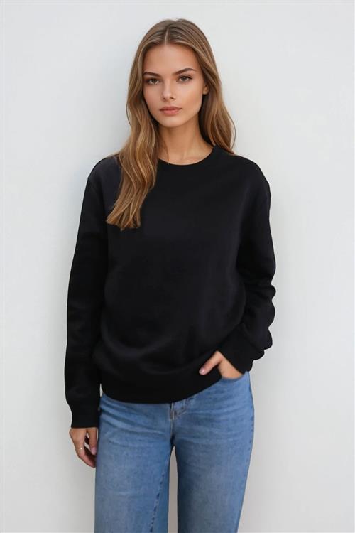 Essentiel Crewneck - Sort - TeeShoppen