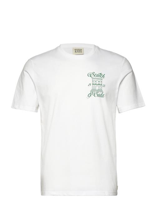 Left Chest Artwork T-Shirt Scotch & Soda White