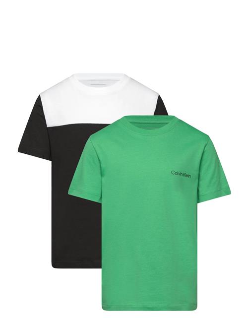 2P Color Block T-Shirt Calvin Klein Green