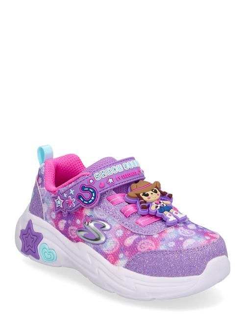 Girls Snuggle Sneaks Skech Squad Skechers Purple