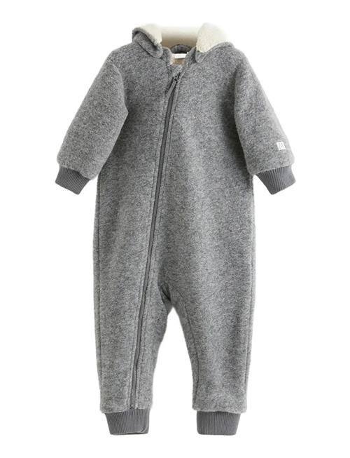 Grã¥ Overall I Ullblandning Lindex Grey