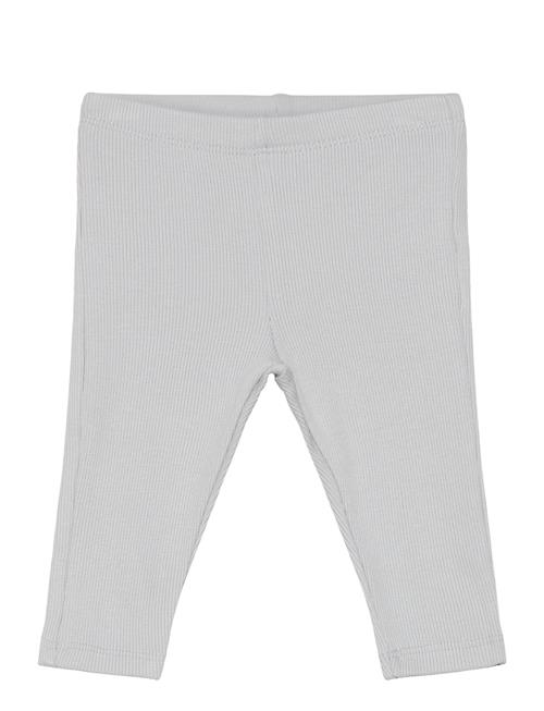 Leggings Rib Newborn Lindex Grey