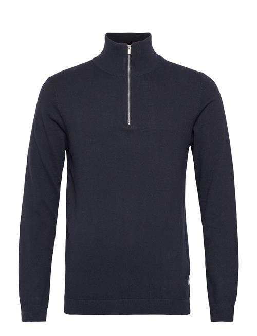 100 Recycle Knit Half Zip Lindbergh Navy