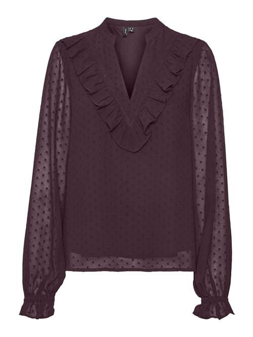 VERO MODA Bluse  purpur