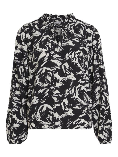 VILA Shirts  sort / hvid