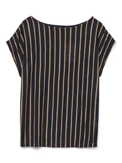 VERO MODA Shirts 'VMLANA'  navy / mokka