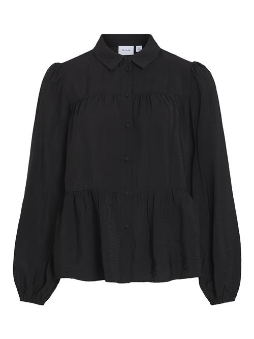 VILA Bluse  sort