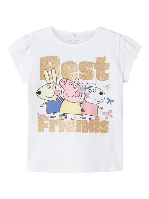 NAME IT Bluser & t-shirts 'NMFAMANDA PEPPA'  royalblå / guld / lyserød / hvid