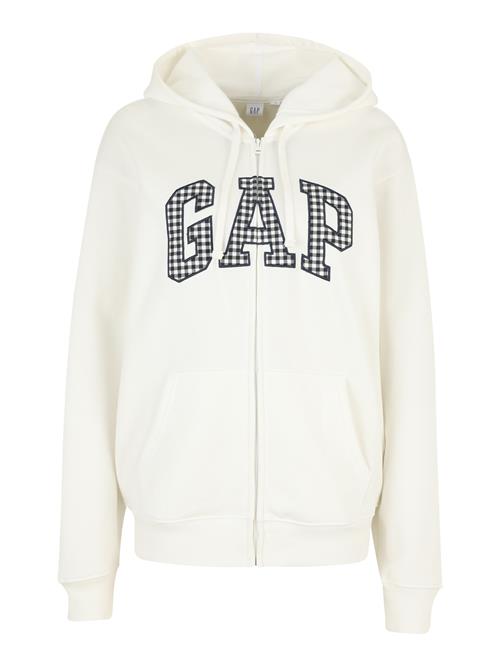 Gap Tall Sweatjakke 'HERITAGE'  navy / sort / hvid