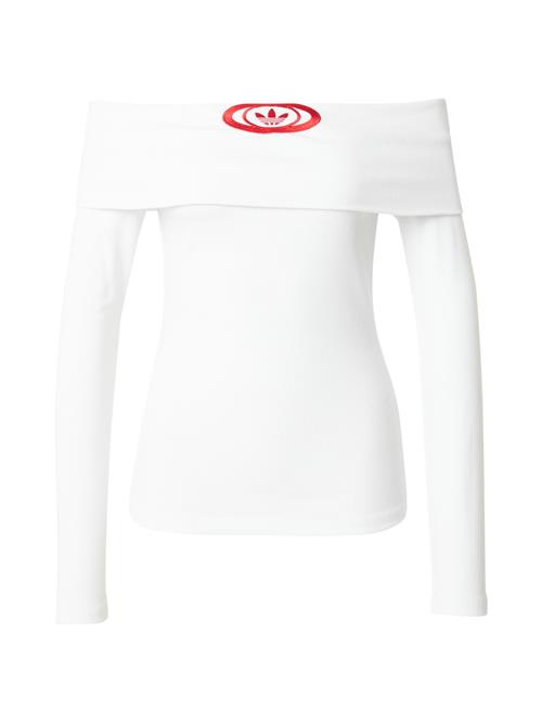 ADIDAS ORIGINALS Shirts 'CAMPUS2000'  rød / hvid