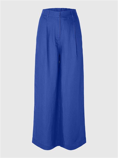 SELECTED FEMME Bukser med fals 'SLFLyra'  blå