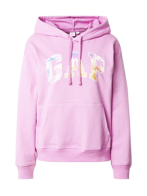GAP Sweatshirt 'HERITAGE'  himmelblå / gul / lilla / lyserød