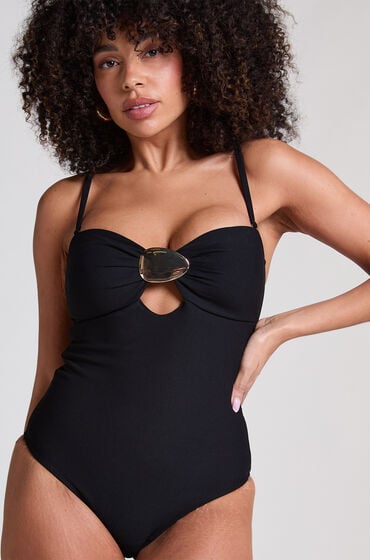 Hunkemöller Cabo formende badedragt sort