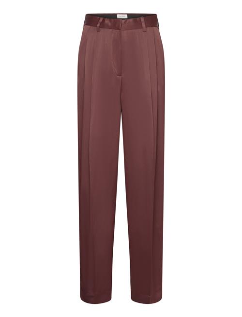 Shiny Wide Suit Pant House Of Dagmar Brown