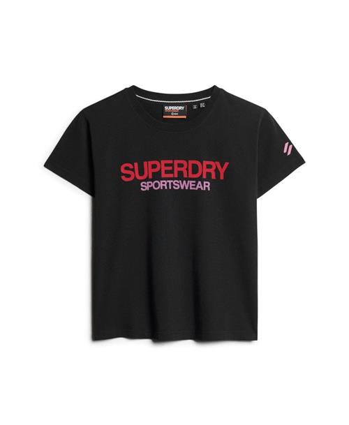 Superdry Funktionsbluse  hindbær / eosin / sort