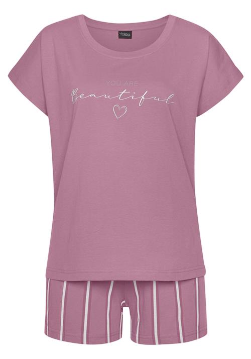 VIVANCE Pyjamas  eosin / hvid