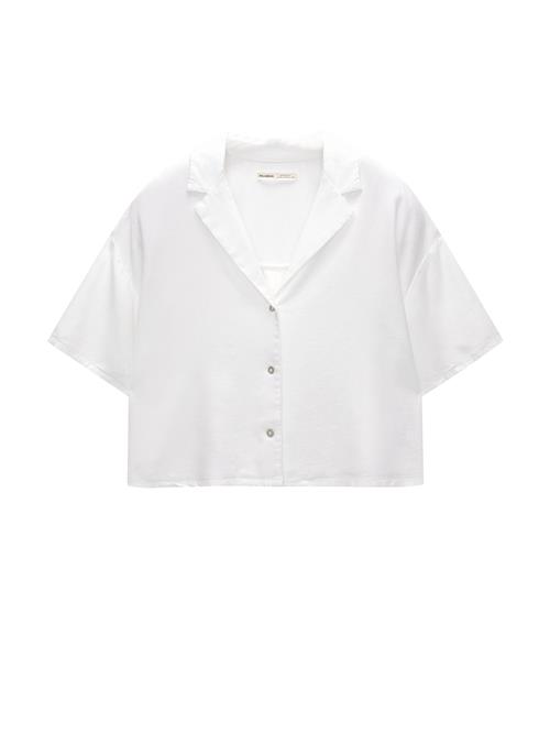 Se Pull&Bear Bluse  hvid ved About You