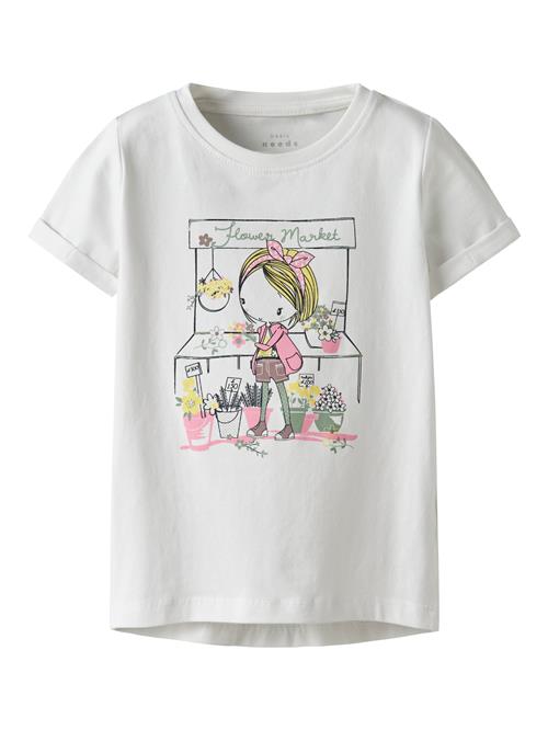NAME IT Bluser & t-shirts 'NMFVIX'  lys pink / hvid