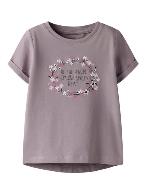 NAME IT Bluser & t-shirts 'NMFVIX'  lysviolet / hindbær / sort / hvid