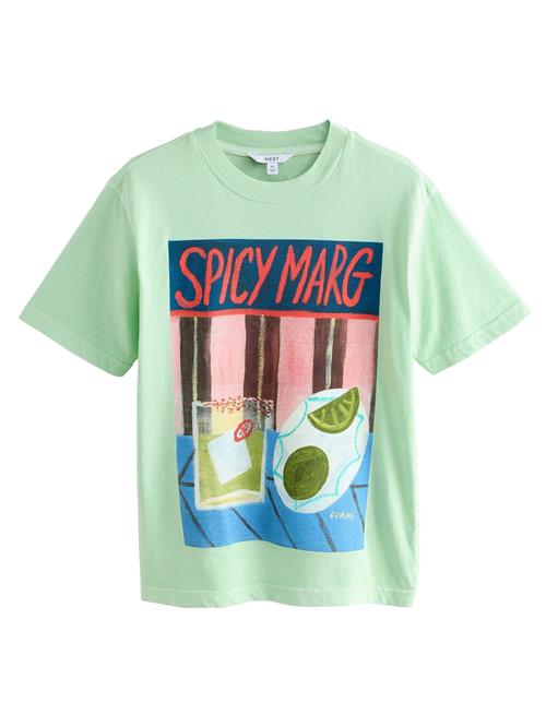 Next Shirts 'Spicy Margarita'  blå / mørkebrun / mint / rød