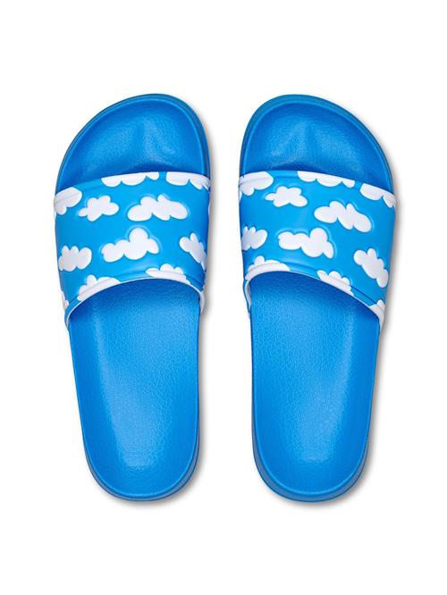 Happy Socks Pantoletter 'Cloudy'  blå