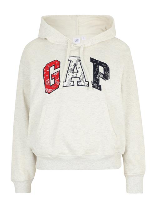 Gap Petite Sweatshirt 'HERITAGE'  grå / rød / sort