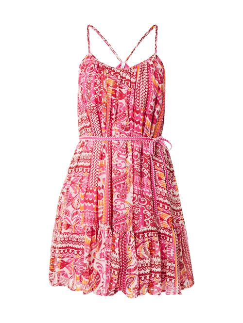 ONLY Sommerkjole 'ONLASTA'  orange / fuchsia / blodrød / hvid