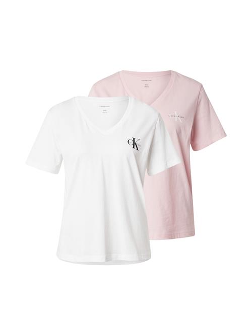 Se Calvin Klein Jeans Shirts  lyserød / sort / hvid ved About You