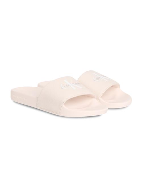 Calvin Klein Jeans Pantoletter  grå / pastelpink / hvid