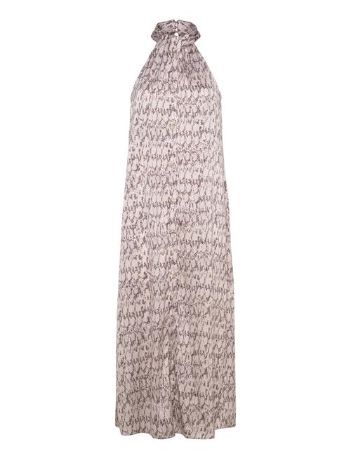 D6Fauve Python Printed Dress Dante6 Beige