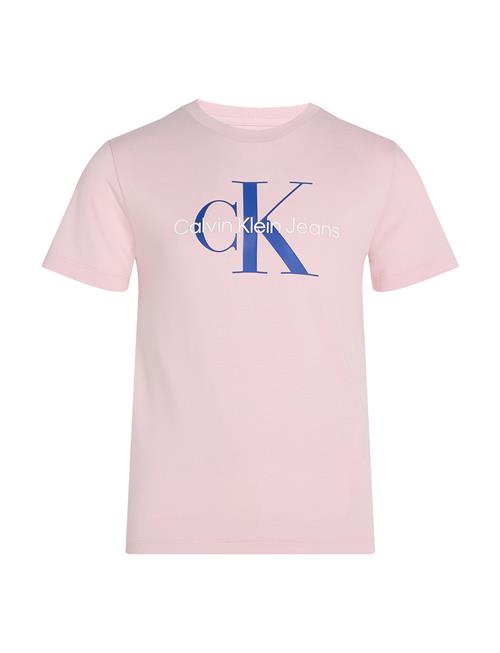 Ck Monogram Ss T-Shirt Calvin Klein Pink